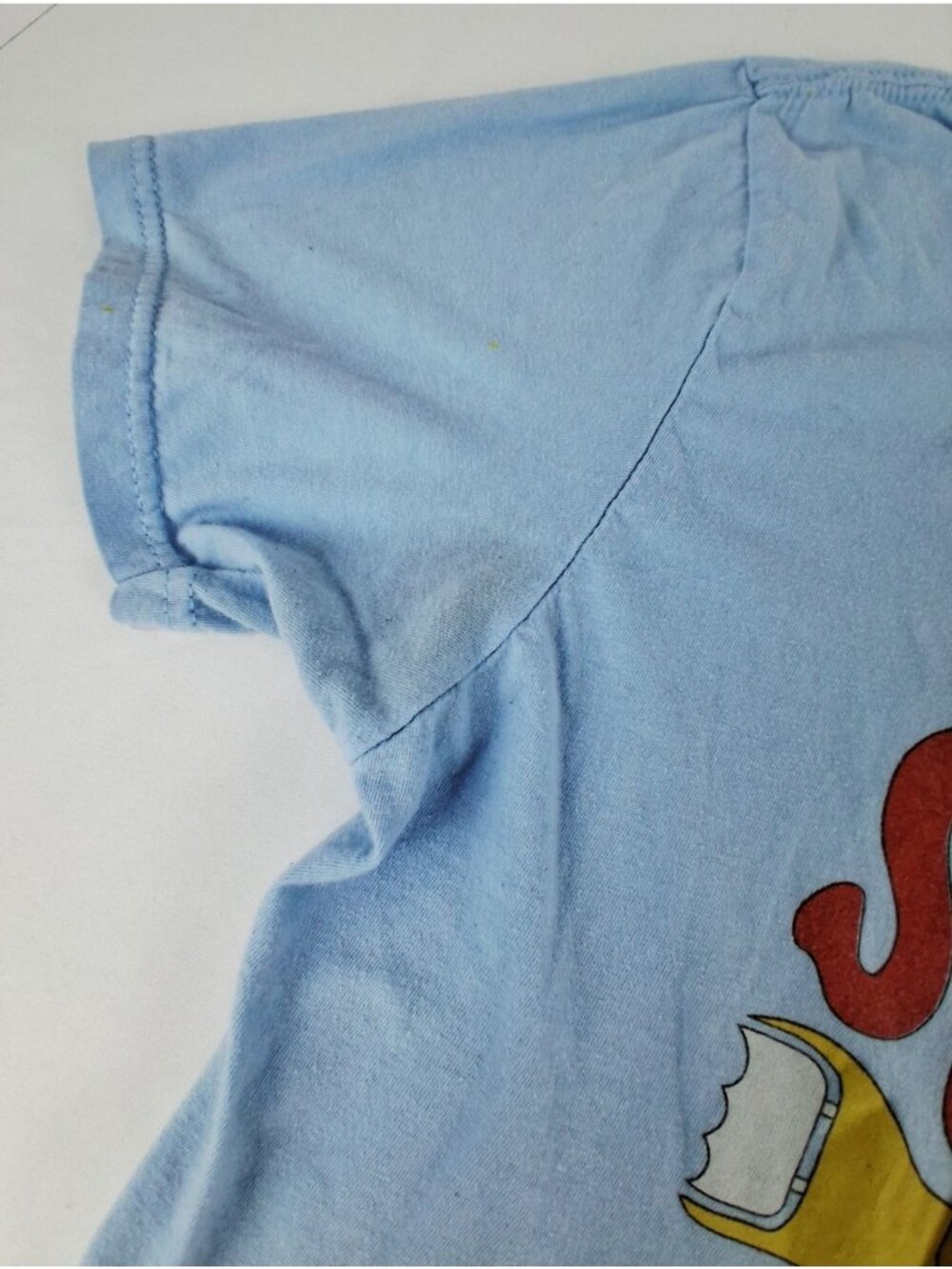 The Beatles Yellow Submarine Graphic T-Shirt Blue Medium Retro Band Tee - Picture 8 of 9